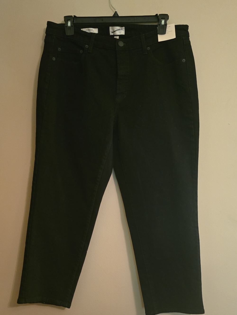 New Universal Thread‎ Juniors Size 17 MidRise 80s Slim Leg Black Jeans